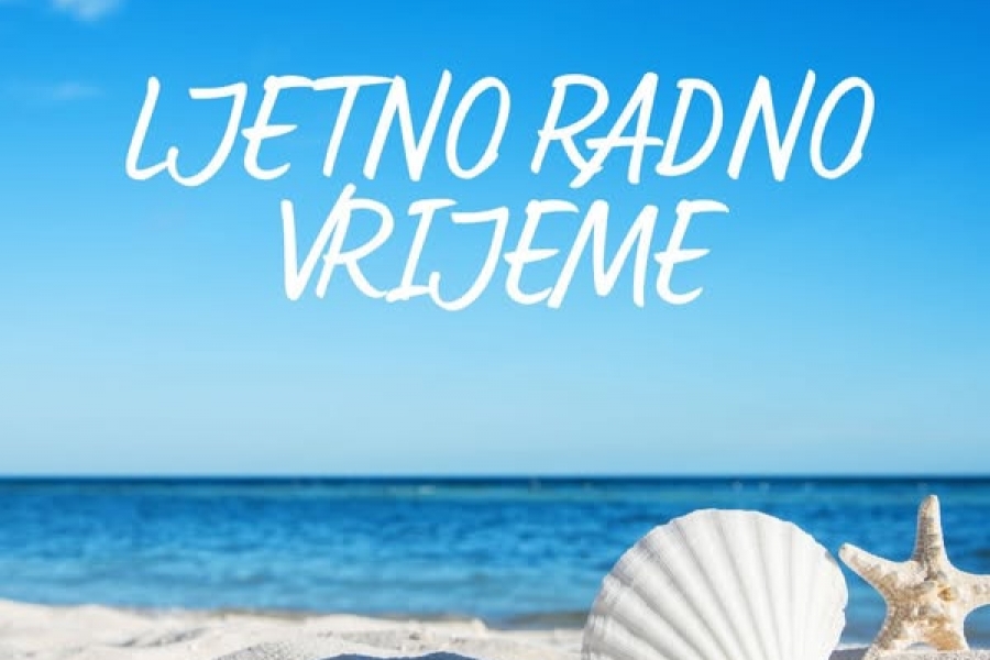 OBAVIJEST O RADNOM VREMENU